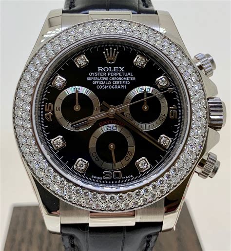 rolex daytona gold diamond bezel